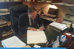 Visita al Arzobispo Antoniazzi